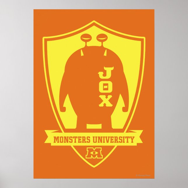 JOX -Monsters University Poster (Front)