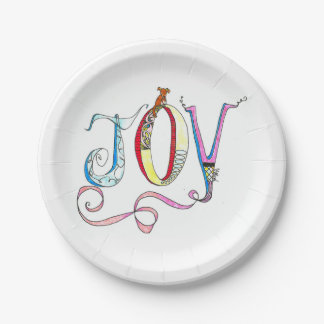 Joy 7" Paper Plate