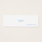 Joy, abstract (Back)