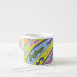 "Joy" Abstract Art Espresso Cup