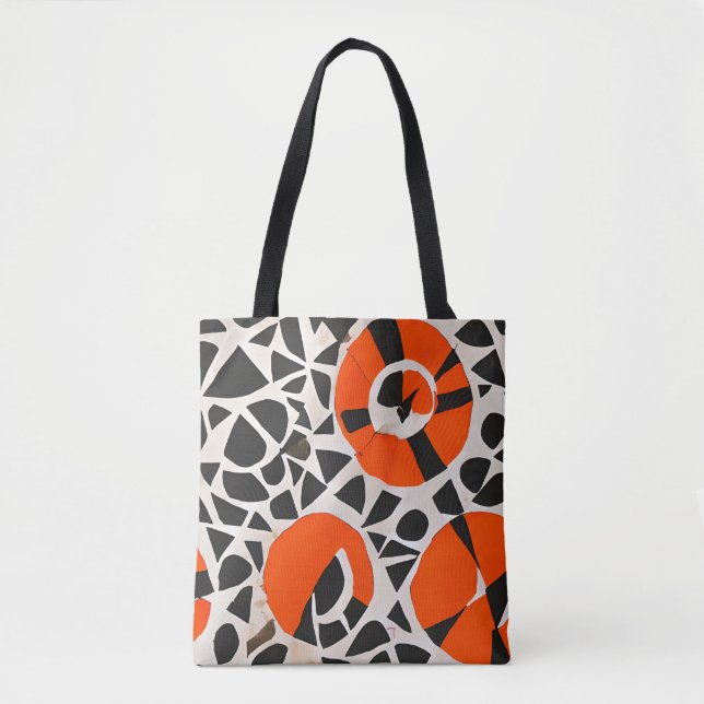 Joy - african orange tote (Front)