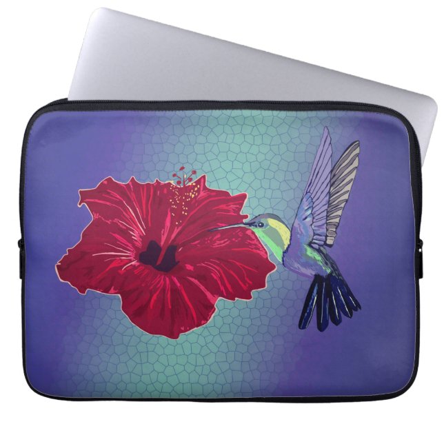 Joy and a Hummingbird Laptop Sleeve (Front)