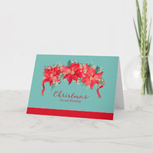 Joy and Blessings at Christmas, Religious Holiday Card