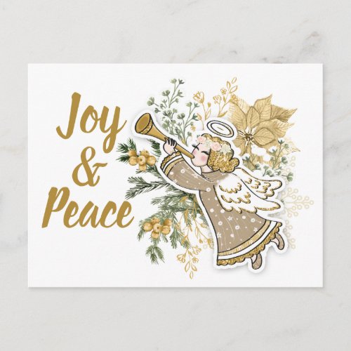 Joy And Peace Angel Postcard