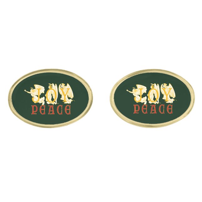 Joy And Peace Cufflinks (Front)