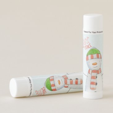 Joy and Peace | Cute Snowman Christmas
