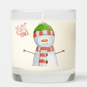 Joy and Peace | Cute Snowman Christmas