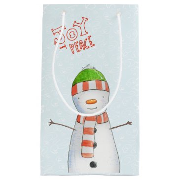 Joy and Peace | Cute Snowman Christmas