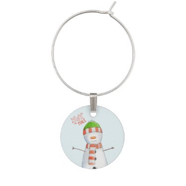 Joy and Peace | Cute Snowman Christmas