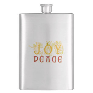 Joy And Peace Flask