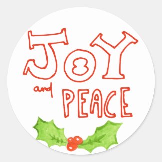 Joy and Peace |  Holly Leaf Christmas