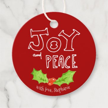 Joy and Peace |  Holly Leaf Christmas