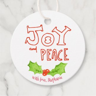 Joy and Peace |  Holly Leaf Christmas