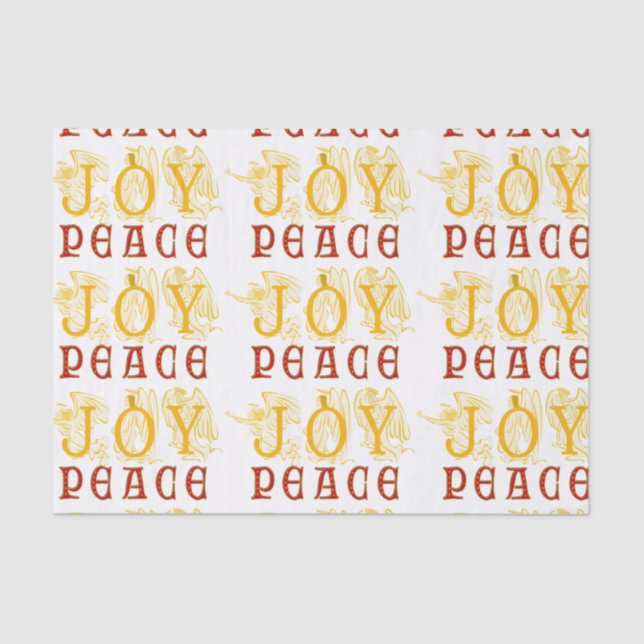 Joy And Peace Tissue Paper (Front)