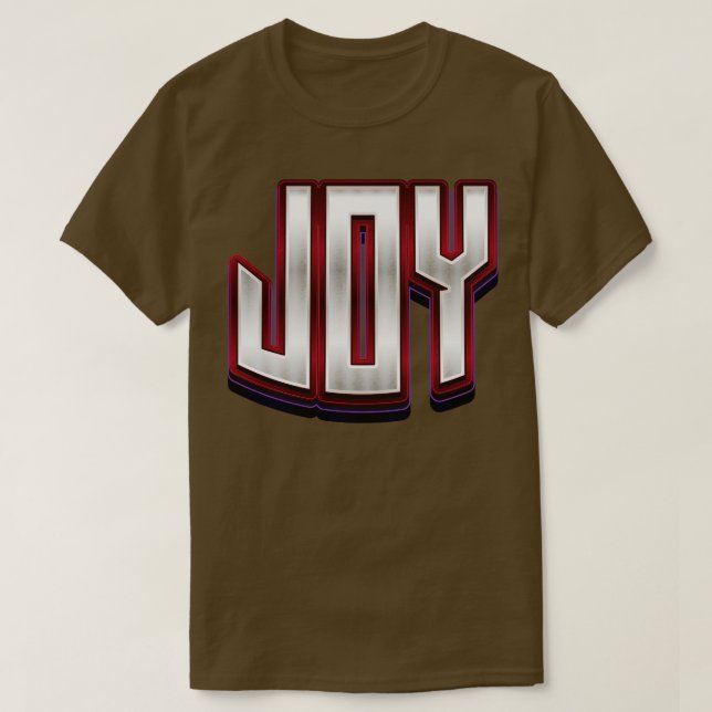 Joy Attitude Family Gift T-Shirt (Design Front)