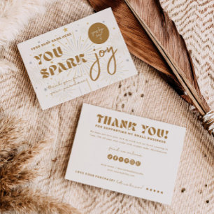 Joy Business Branding Shop Thank you Product Card