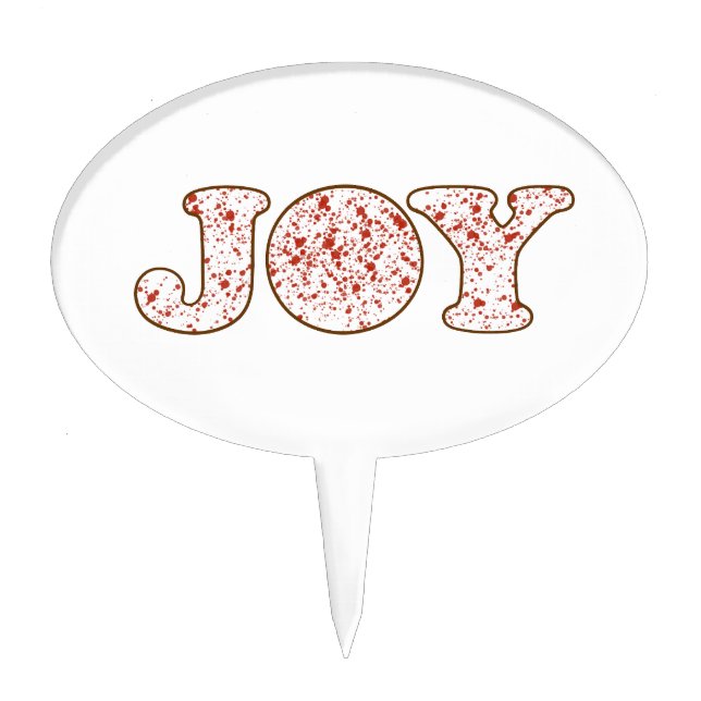 Joy Cake Pick (Front)