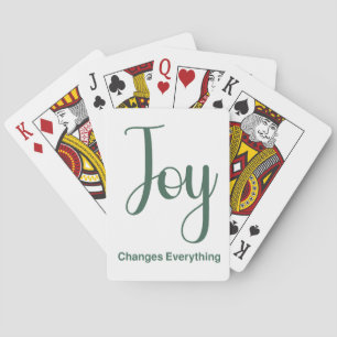 Joy Changes Everything Poker Cards