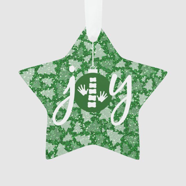 JOY Chiropractic/Chiropractor Christmas Ornament (Front)