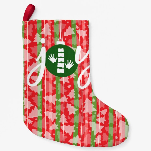 JOY Chiropractic Decorative Christmas Stocking (Front)