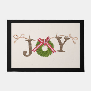 Joy Christmas Doormat