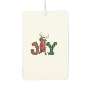 Joy Christmas Lights Chesapeake Bay Retriever Dog  Air Freshener