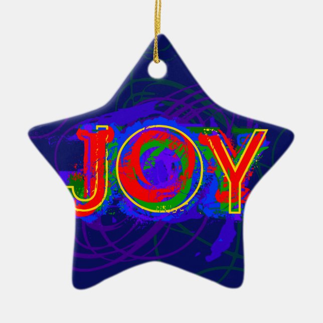 Joy Christmas ornament 2 (Front)