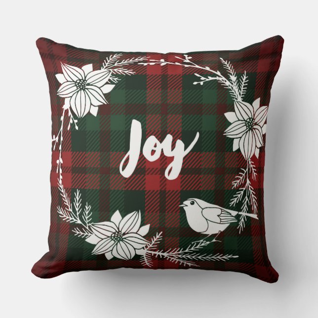 Joy Christmas Pillow (Front)