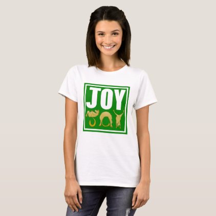 Joy Christmas Ponies T-Shirt