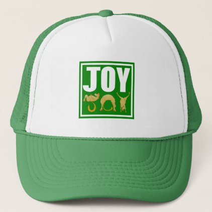 Joy Christmas Ponies Trucker Hat