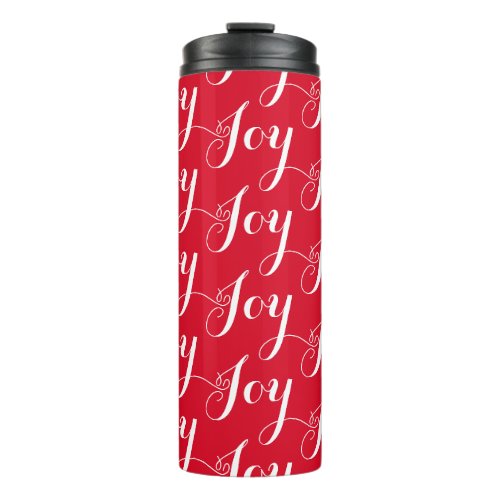 Joy Christmas Thermal Tumbler