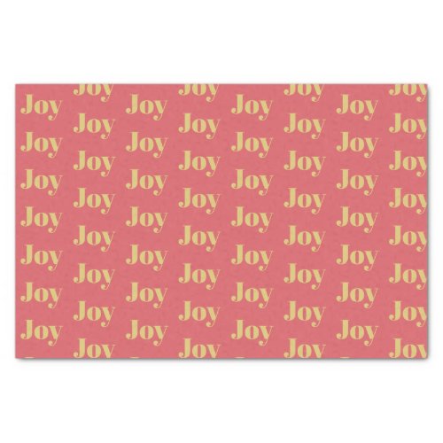 Joy Christmas Tissue Paper