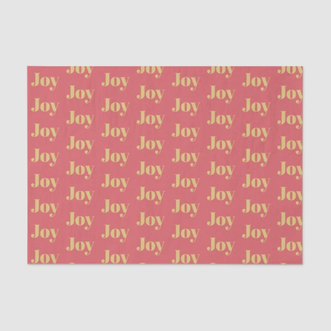 Joy Christmas Tissue Paper (Front)