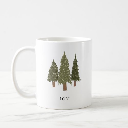 Joy Christmas Tree mug