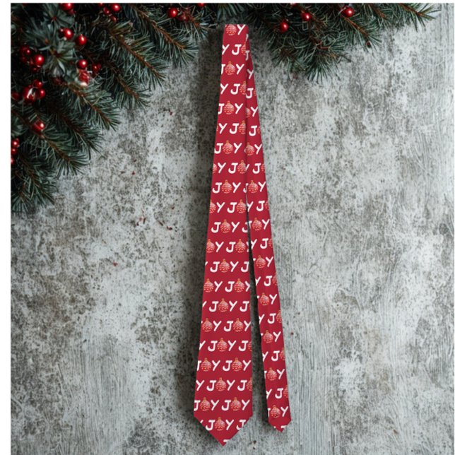 Joy Christmas Winter  Neck Tie (Creator Uploaded)