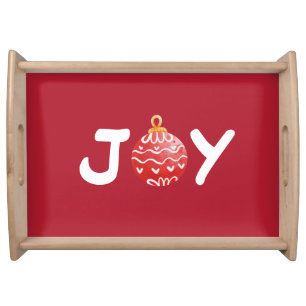 Joy Christmas  Winter  Serving Tray