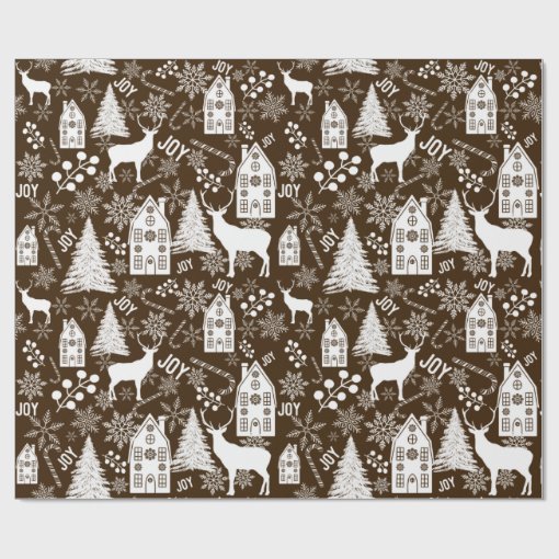Joy Christmas Wrapping Paper Zazzle