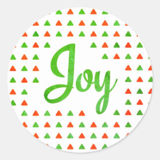 Joy Classic Round Sticker