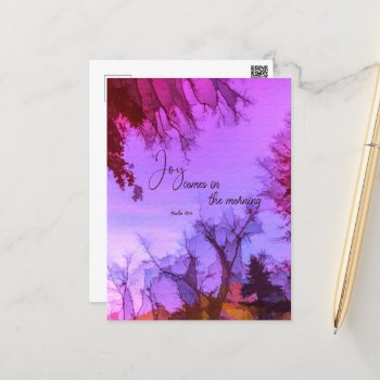 Joy Comes In The Morning  Postcard by dbvisualarts at Zazzle