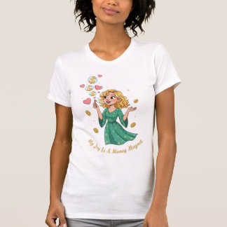 Joy Creates Wealth • Money Magnet Girl T-Shirt