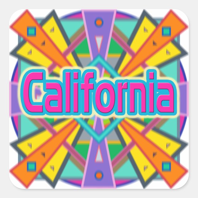 Joy Design "California" Stickers (Front)
