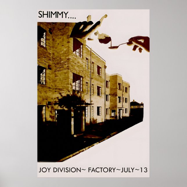 Joy Division 1979 Factory concert Poster Print 1 (Front)