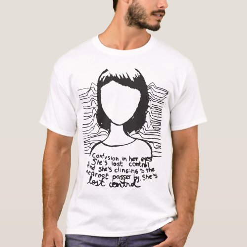 Joy Division Confusion In Her Eyes Retro Vintage H T_Shirt