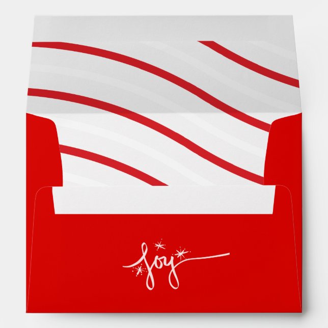 Joy Doodle Script Hand Lettering  Envelope (Back (Bottom))