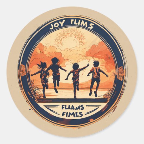 Joy flims sticker 