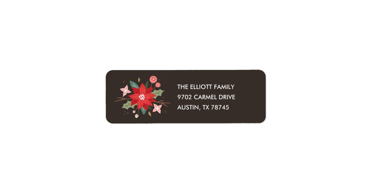 joy-flourish-address-label-mocha-zazzle
