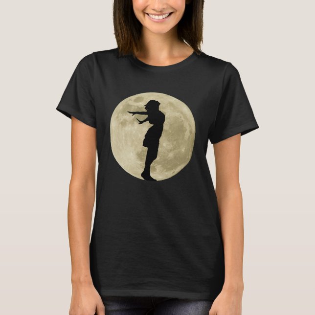Joy for life full moon positive radiance optimism T-Shirt (Front)