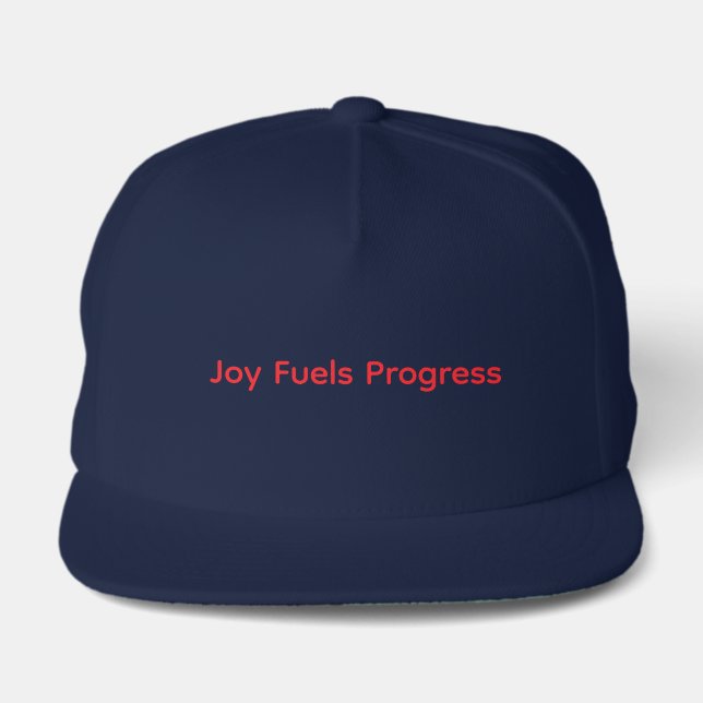 Joy Fuels Progress Cap – Encouragement Apparel for (Front)