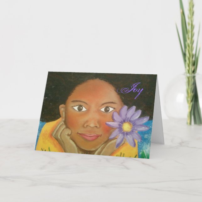 Joy Girl Greeting Cards (Front)