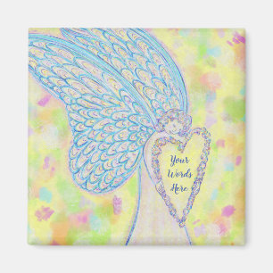 Joy Guardian Angel Art Custom Fridge Magnets